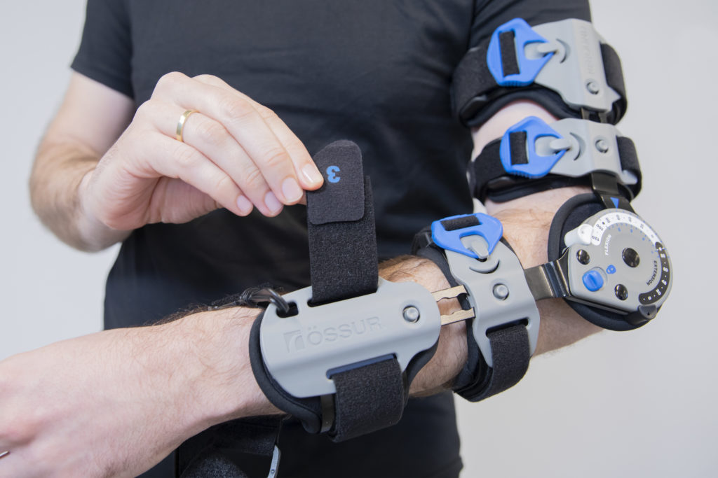 Elbow brace for upper extremity support at WingTek near Regina