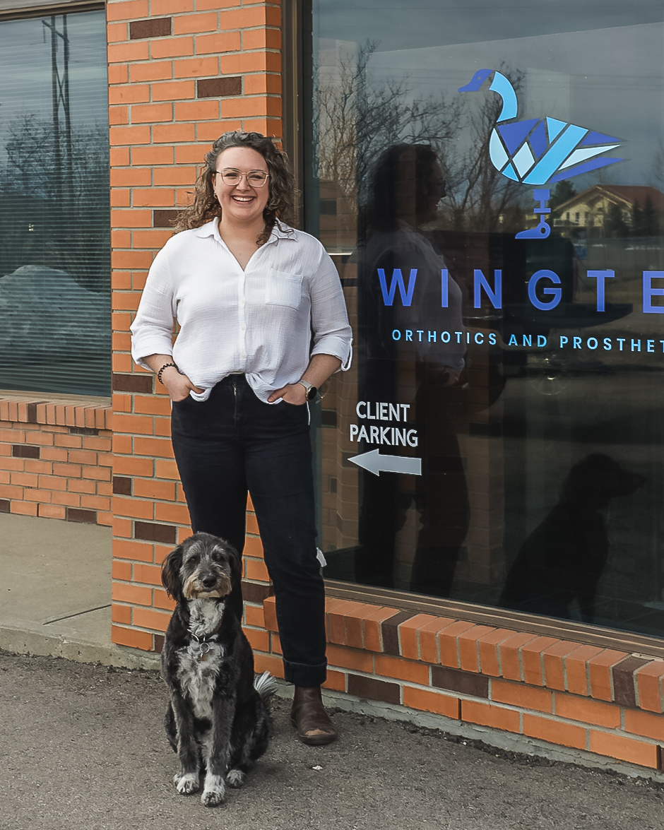 Brianna Hartness, Certified Orthotist and prosthetics resident at WingTek Orthotics and Prosthetics