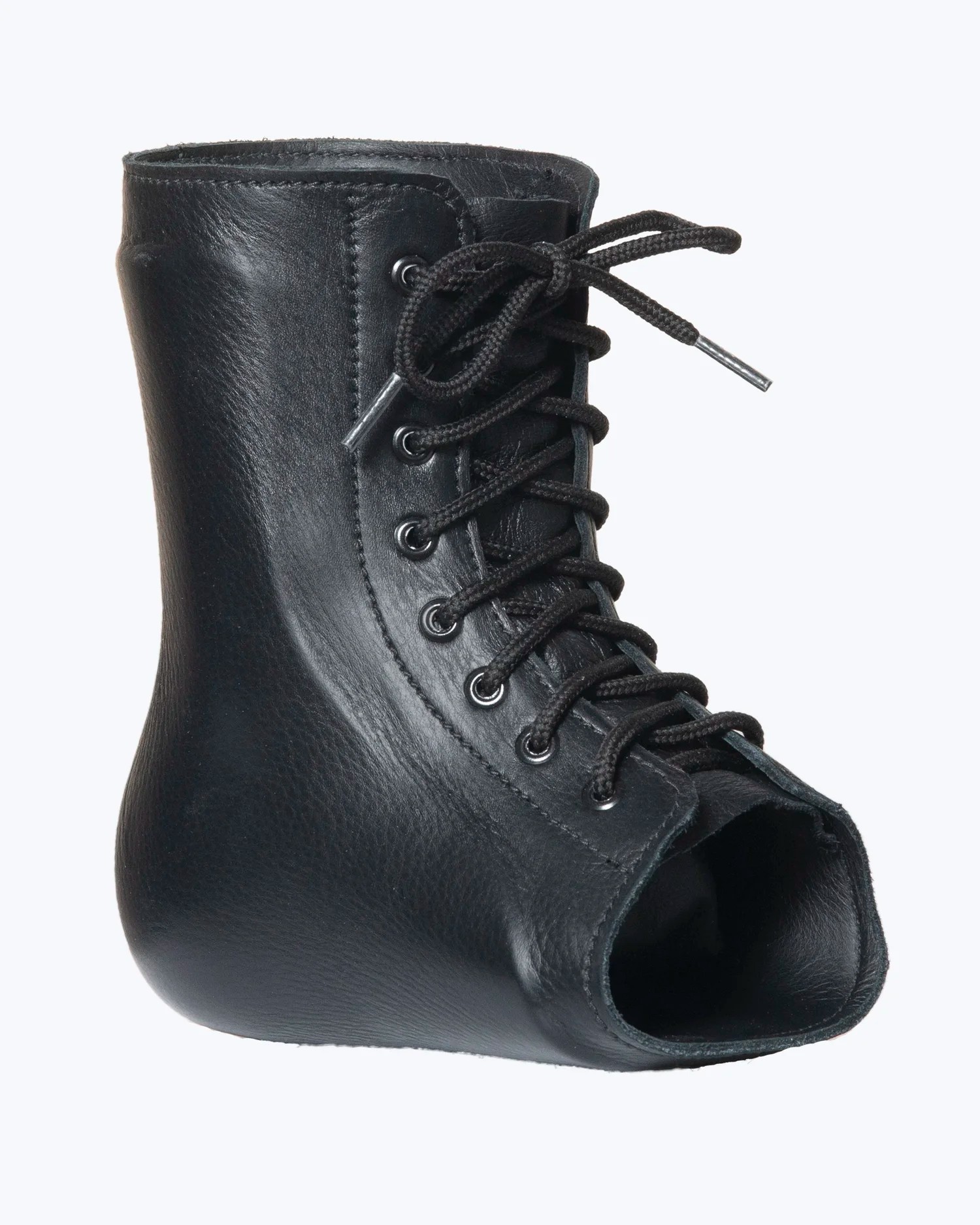 Custom leather gauntlet ankle foot orthosis
