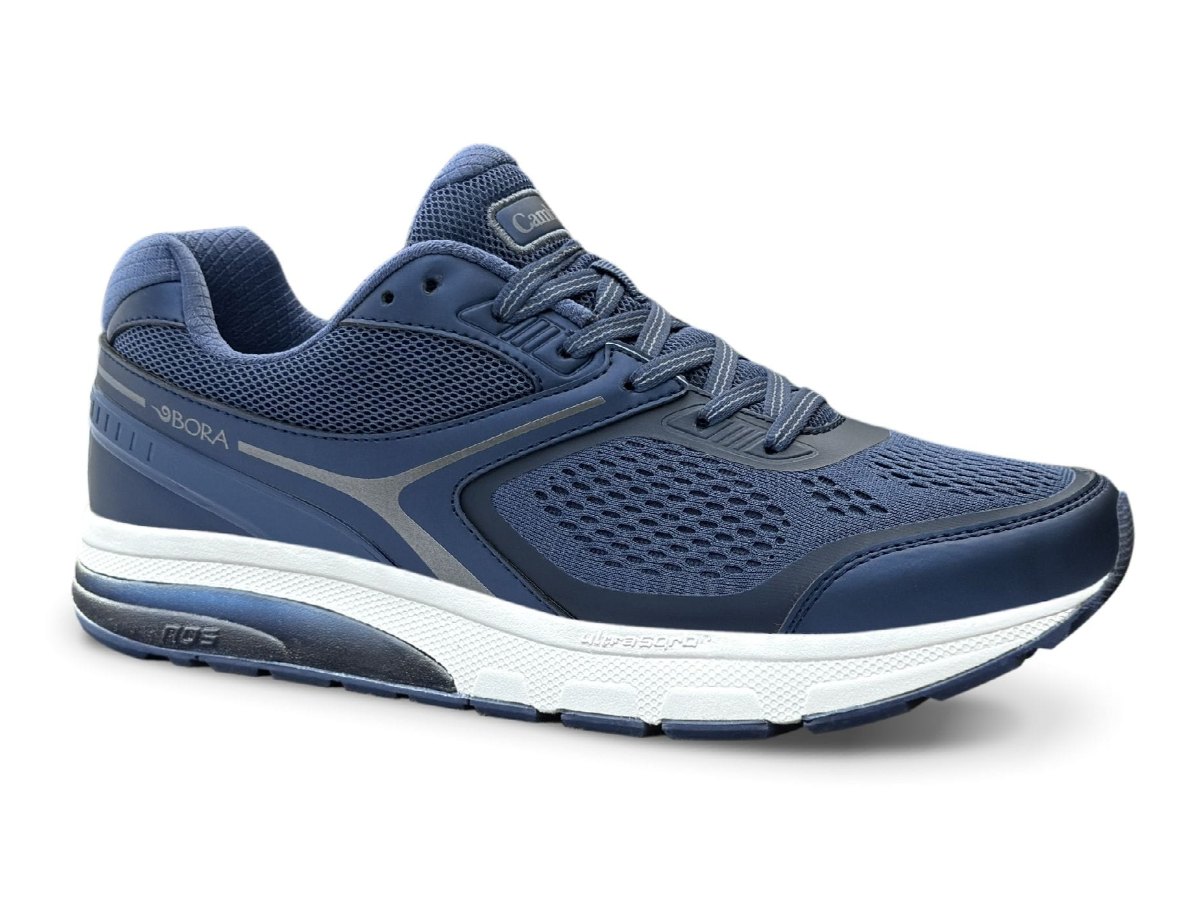 Cambrian men's Breeze orthopedic walking shoe in estate blue