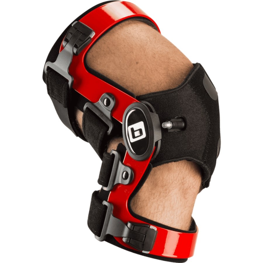 Breg 20.50 patella knee brace with a rigid frame and kneecap buttress