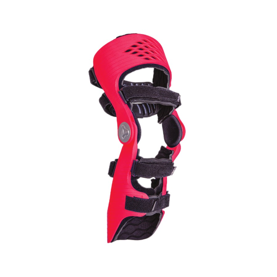 OssKin Provoke PCL knee brace with a rigid cuff behind the calf