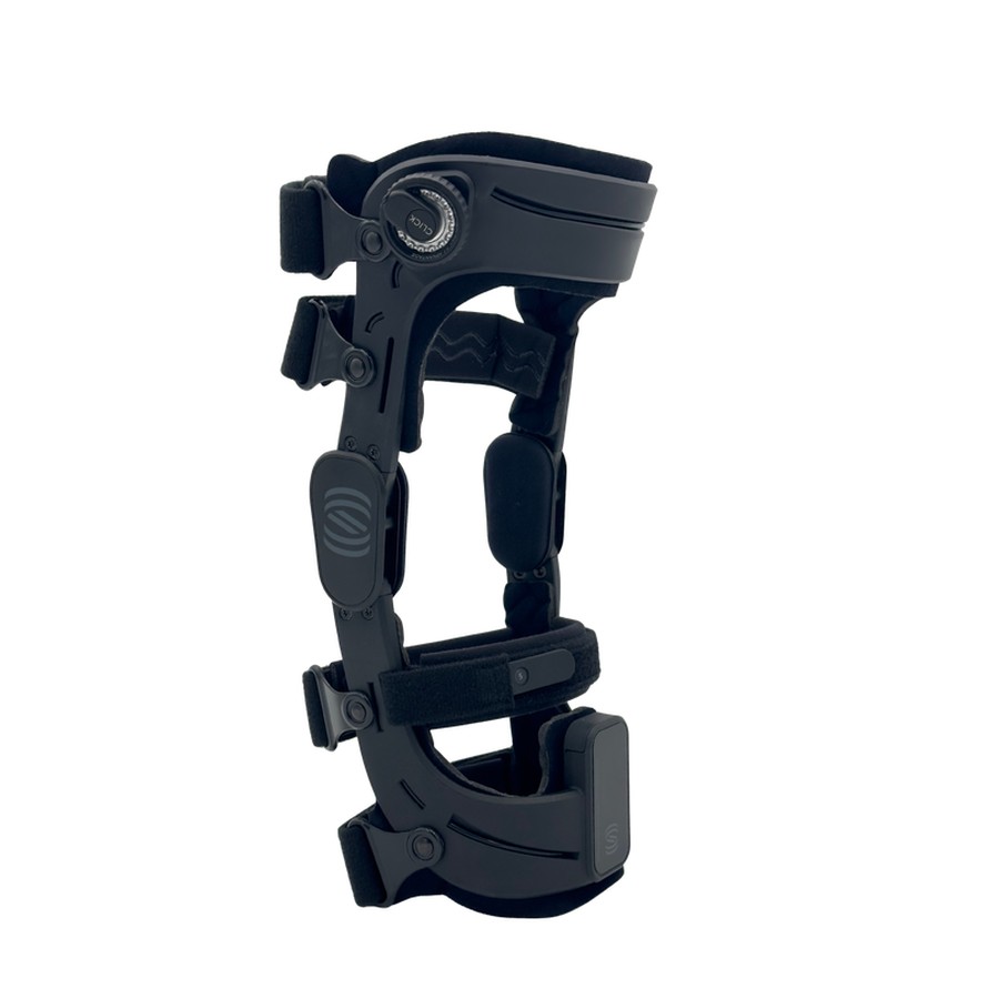Spring Loaded knee brace for knee osteoarthritis