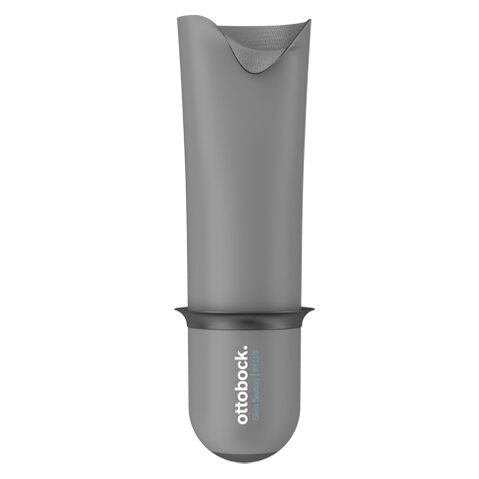 Silicone liner worn inside a prosthetic socket