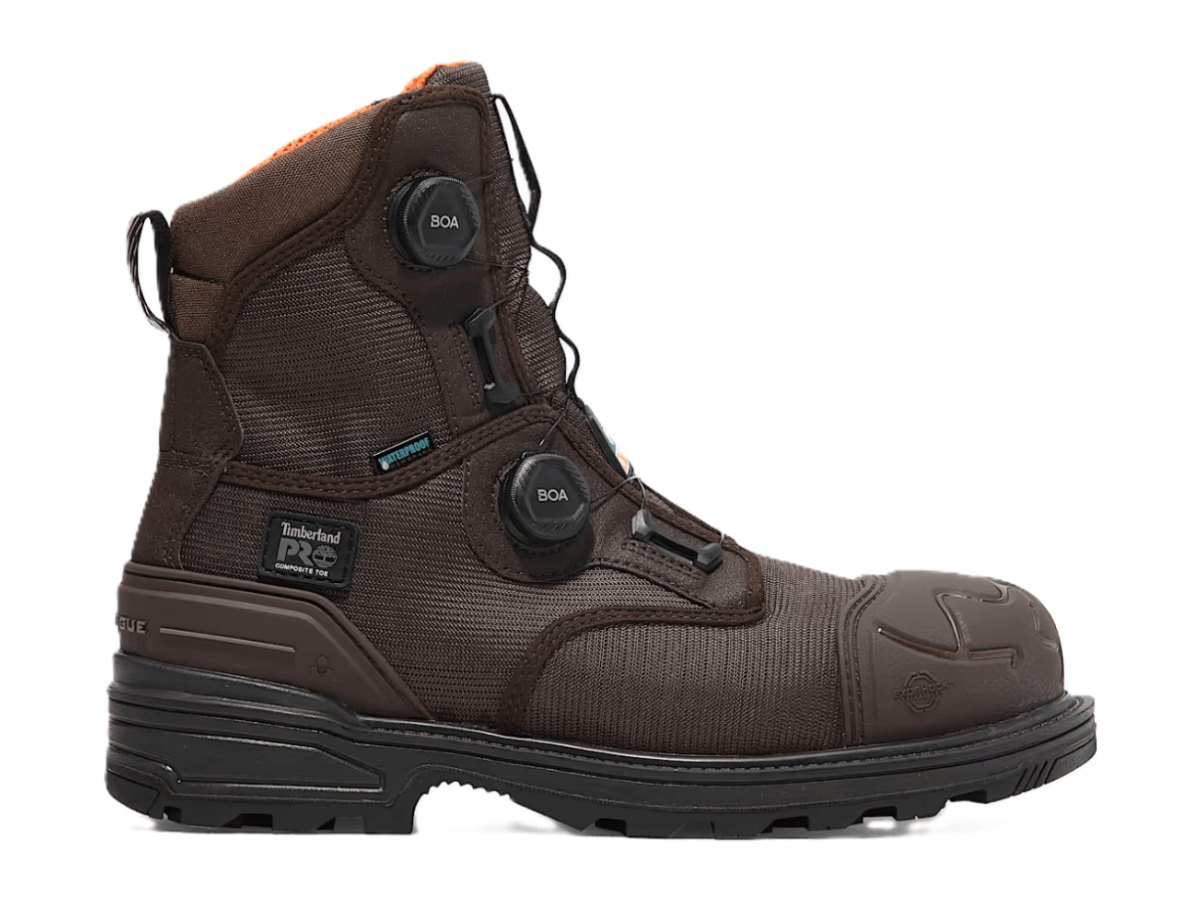 Timberland PRO composite toe work boot with a BOA dial